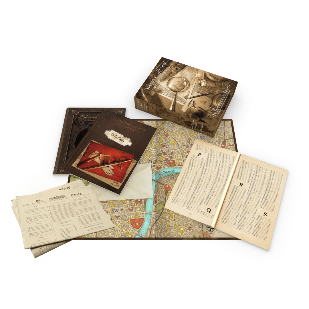 Sherlock Holmes Consulting Detective The Thames Murders &amp; Other Cases Box Content