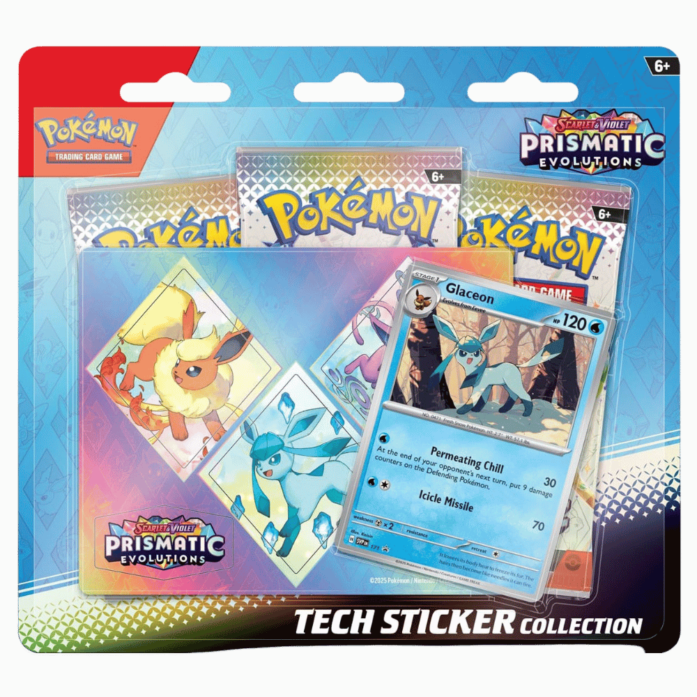 Pokemon TCG - Scarlet &amp; Violet Prismatic Evolutions Tech Sticker Collection (Preorder)