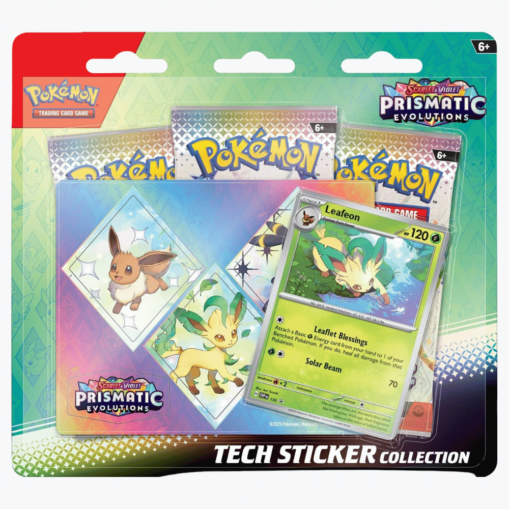 Pokemon TCG - Scarlet &amp; Violet Prismatic Evolutions Tech Sticker Collection (Preorder)