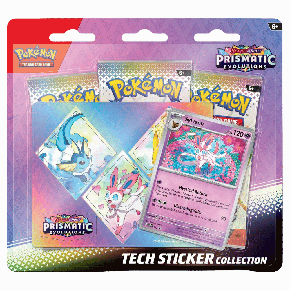 Pokemon TCG - Scarlet &amp; Violet Prismatic Evolutions Tech Sticker Collection (Preorder)