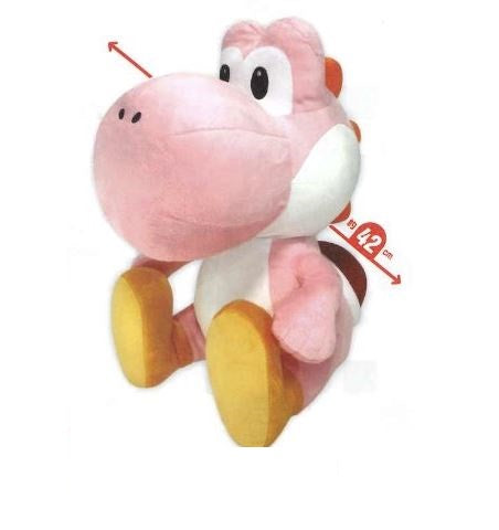 Super Mario - Large Pink Yoshi Plush