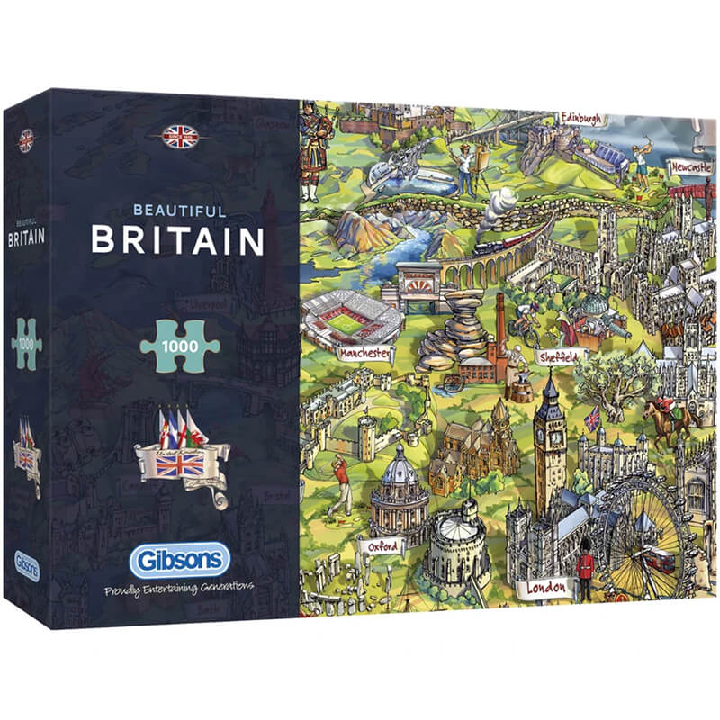 Gibsons - Beautiful Britain 1000 Piece Jigsaw