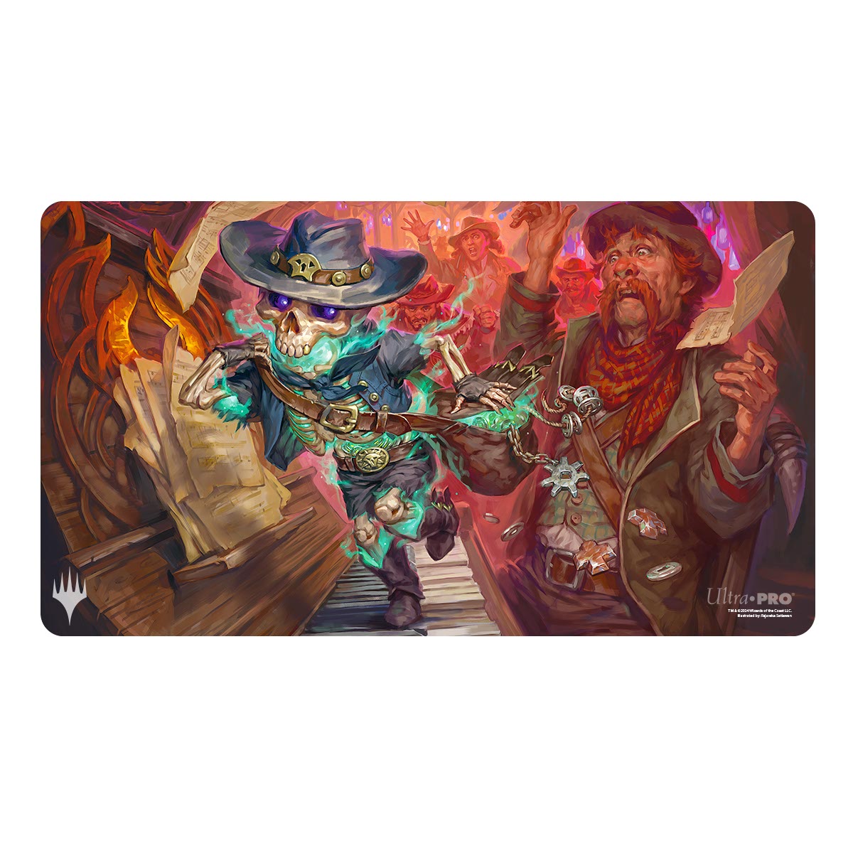 Magic The Gathering - Outlaws of Thunder Junction Playmat Key Art 1