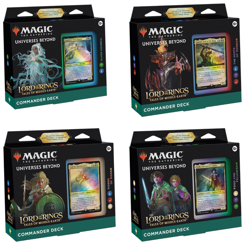 Buy Magic: The Gathering Lord Of The Rings Commander Deck Display Tales 