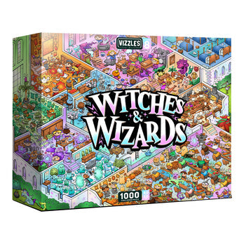 Vizzles Witches and Wizards 1000 Piece Jigsaw Puzzle