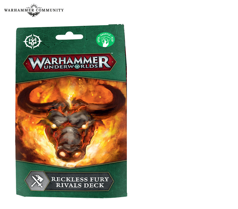 Warhammer Underworlds Rivals Deck: Reckless Fury (109-34) (Preorder)