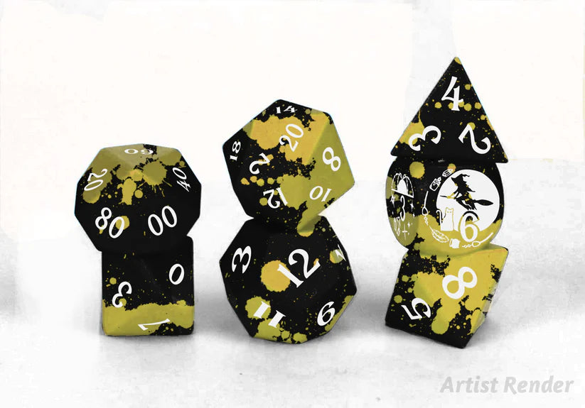 Level Up Dice - Witch Aluminium Polyhedral Dice Set