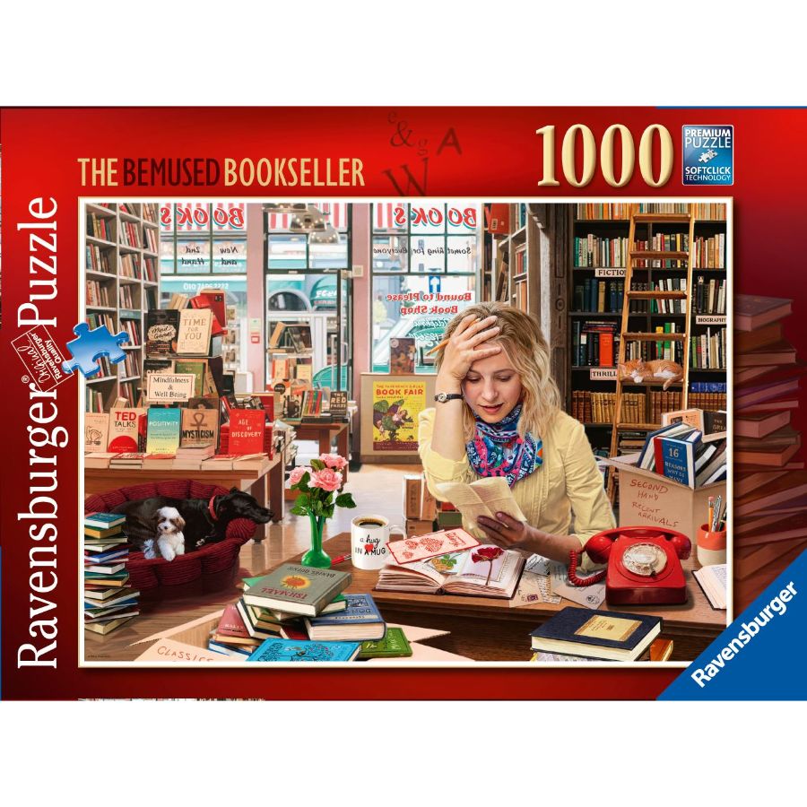 Ravensburger - The Bemused Bookseller - 1000 Piece Jigsaw