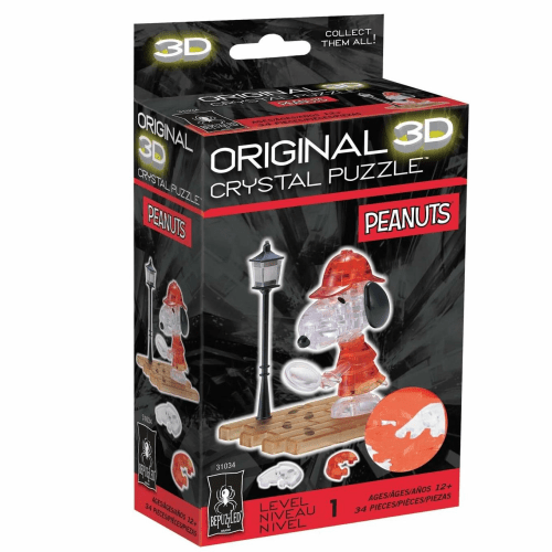 3D Crystal Puzzle - Snoopy Detective