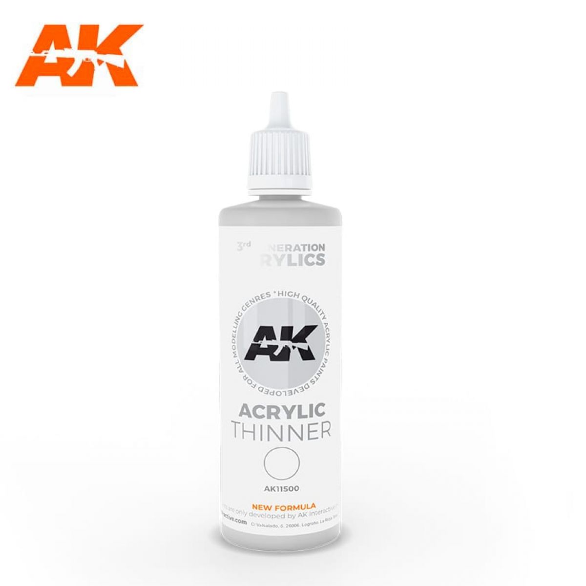 Ak-Interactive: 3rd Gen Acrylic Thinner (100ml)