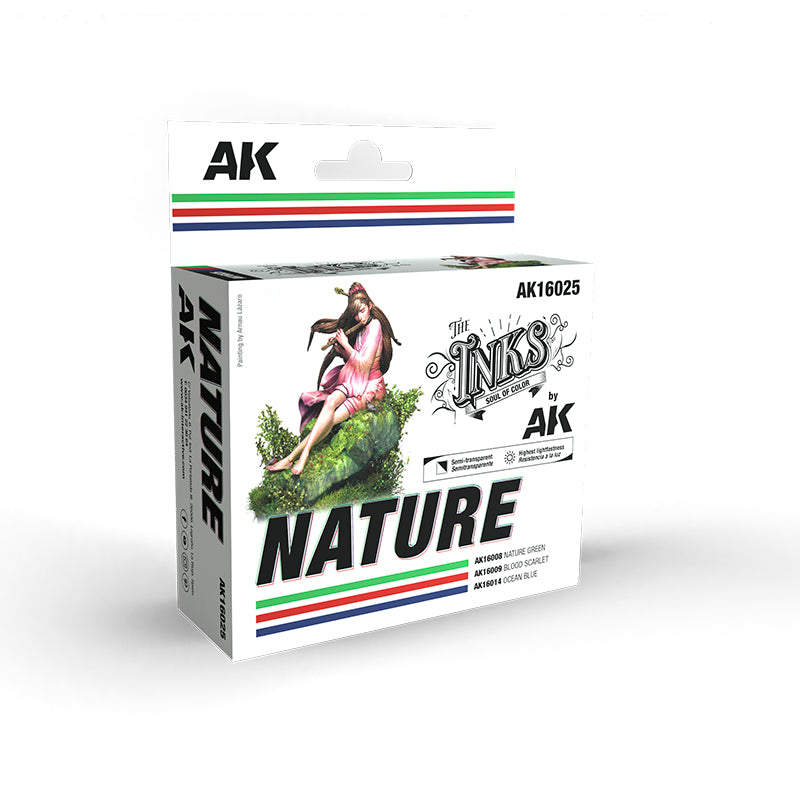AK Interactive - The Inks - Nature Set