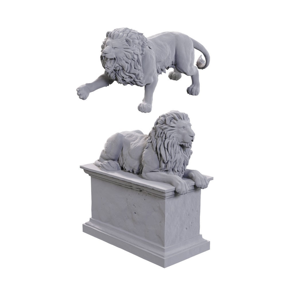 WizKids Deep Cuts: Stone Lion/Animated Stone Lion (Preorder)