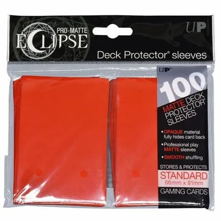 Ultra Pro Eclipse Pro Matte Standard Sleeves 100ct Apple Red