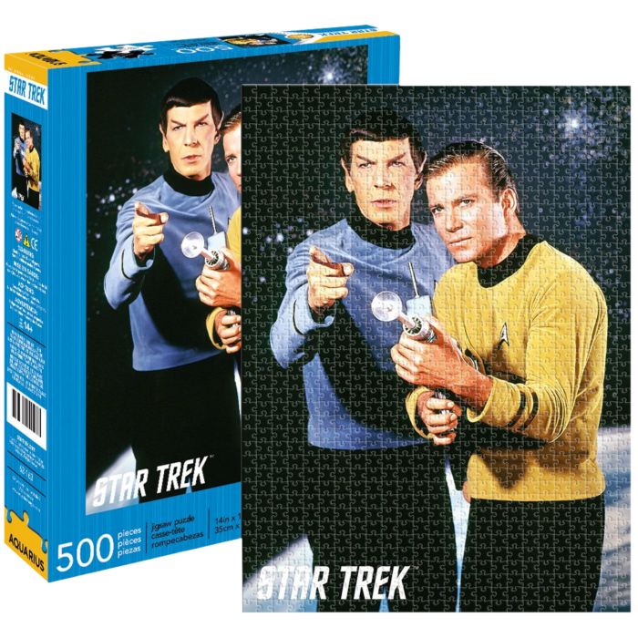 Aquarius - Star Trek - Spock &amp; Kirk 500 Piece Jigsaw