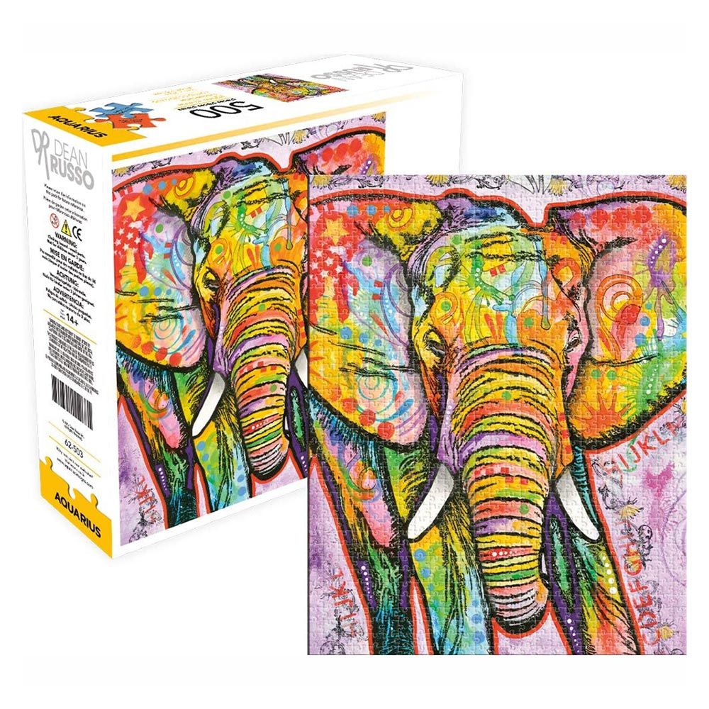 Dean Russo - Elephant 500 Piece Jigsaw Aquarius Select Puzzle