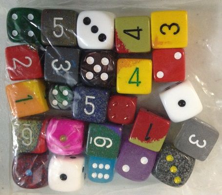 Chessex - 25 Assorted D6