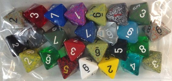 Chessex - 25 Assorted D8