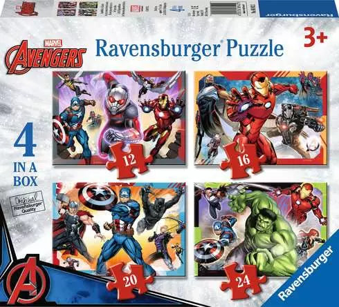 Ravensburger - Marvel Avengers 12 16 20 24 Piece Jigsaw (Preorder)