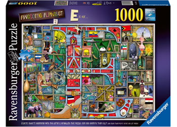 Ravensburger Awesome Alphabet E - 1000 Piece Jigsaw