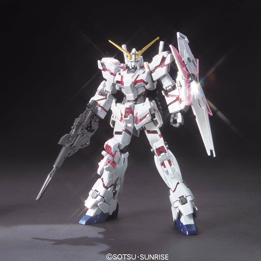 1/144 HGUC Unicorn Gundam Destroy Mode Titanium Finish Ver
