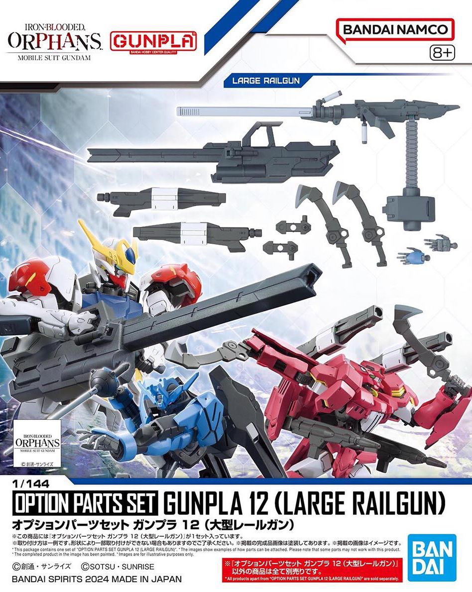 1/144 Options Parts Set Gunpla 12 (Large Railgun)