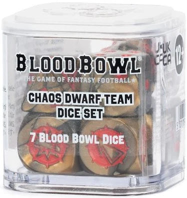 Blood Bowl - Chaos Dwarf Team Dice (202-50)