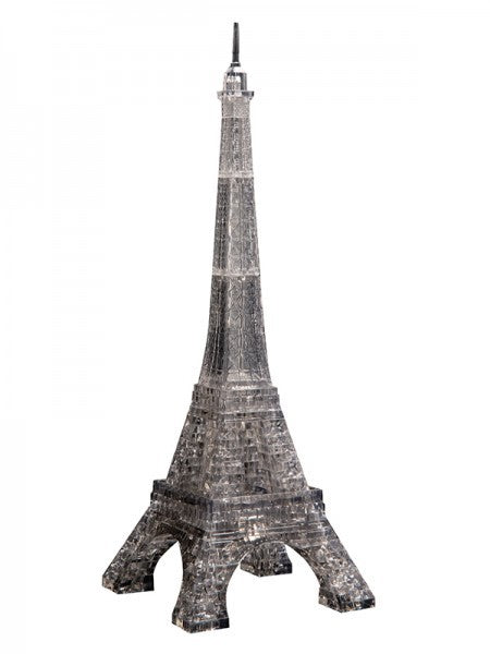 3D Black Eiffel Tower Crystal Puzzle