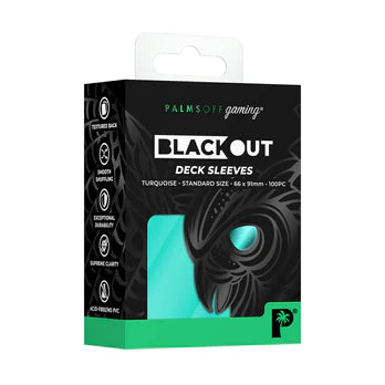 Palms off Gaming - Black Out Deck Sleeves Standard Size
