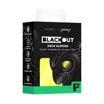 Palms off Gaming - Black Out Deck Sleeves Standard Size