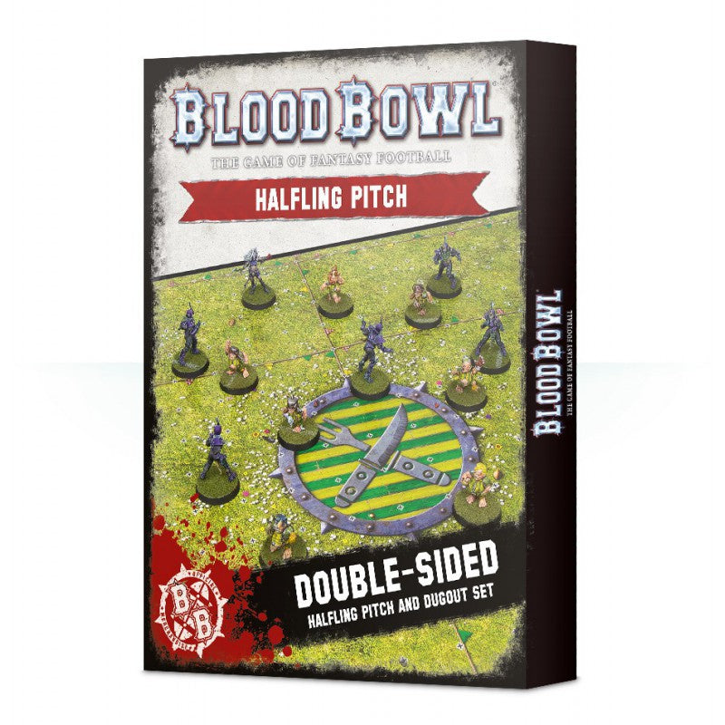 Blood Bowl - Blood Bowl:Halfling Team Pitch &amp; Dugouts