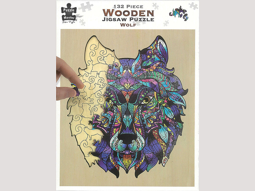 Wolf 132 Piece Wooden Jigsaw