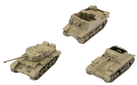 World of Tanks Miniatures Game U.K. Tank Platoon 3