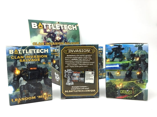 Battletech Clan Invasion Salvage Blind Box