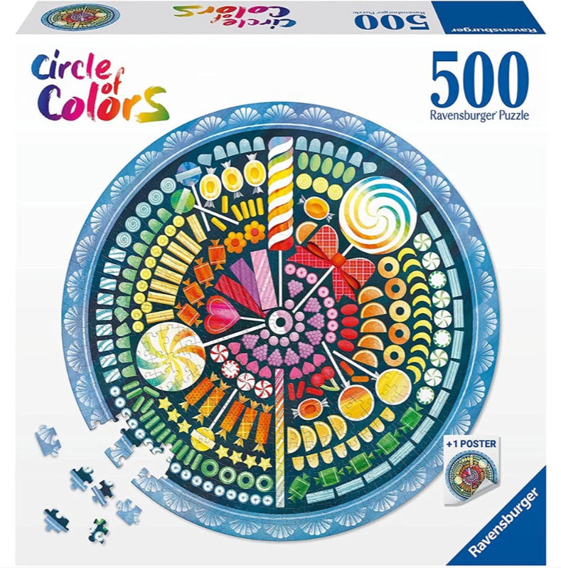 Ravensburger - Circle of Colors-Candy 500 Piece Jigsaw