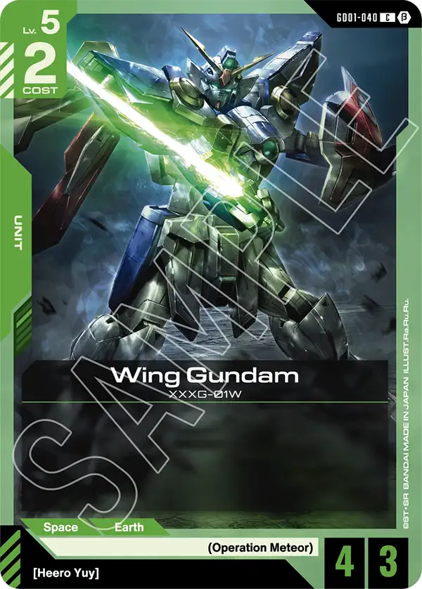 Wing Gundam XXXG-01W