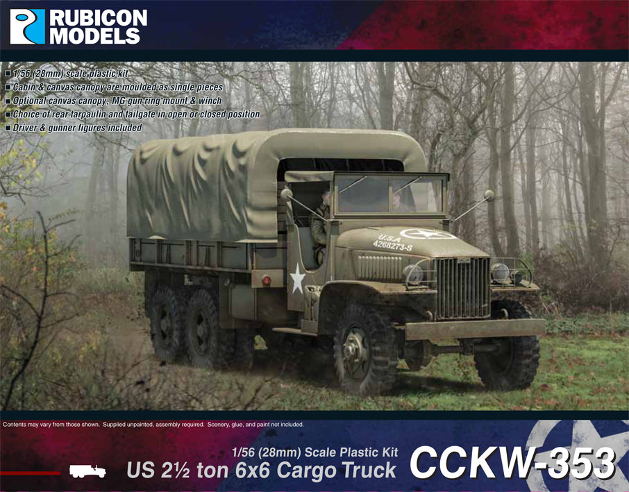 CCKW-353 US 2 1/2 ton 6x6 Cargo Truck
