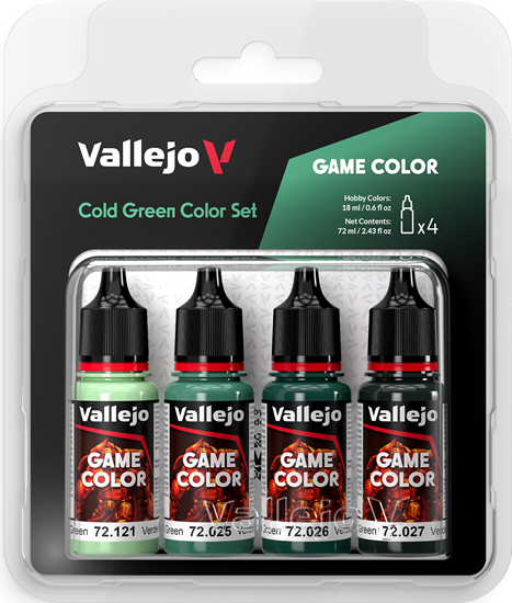 Vallejo Game Colour - Cold Green Color Set