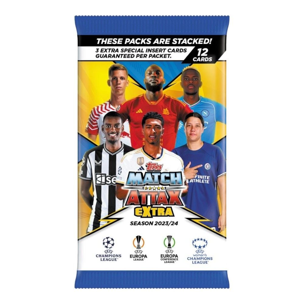 UEFA Match Attax EXTRA Champions League 2023/2024 Edition Trading Card Booster Pack