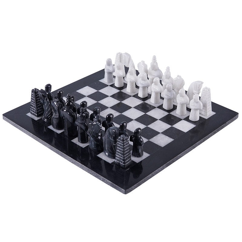15inch HYD Chess Set - Black &amp; White