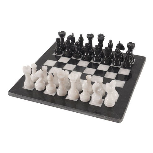 30cm Chess Set - Black &amp; White