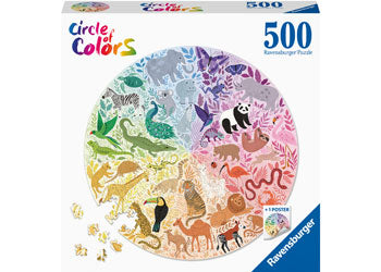 Ravensburger - Circle of colors-Animals 500 Piece Jigsaw (Preorder)