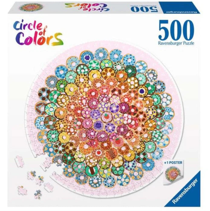 Ravensburger - Circle of Colors - Donuts 500 Piece Jigsaw