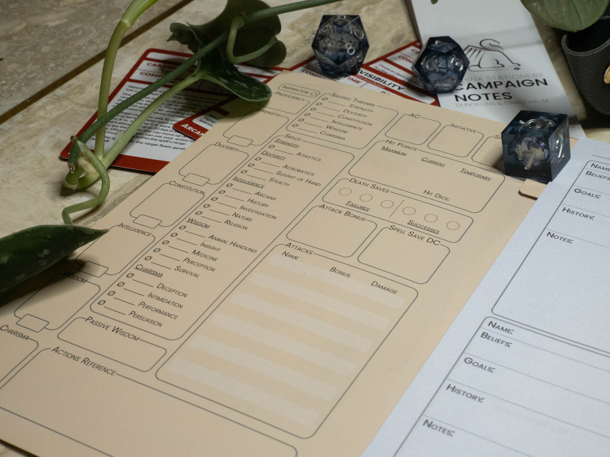 Campaign Notes Dungeons and Dragons 5E