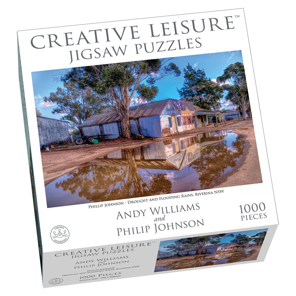 Creative Leisure Jigsaw Drought and Flooding Rains Riverina NSW 1000 Piece Jigsaw (Phillip Johnson)