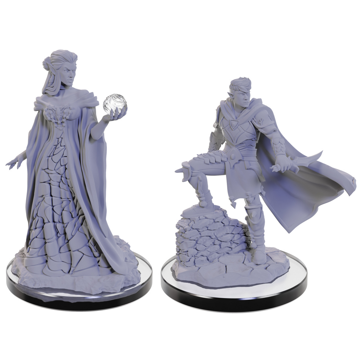 Critical Role Unpainted Miniatures Xhorhasian Mage &amp; Xhorhasian Prowler (Preorder)
