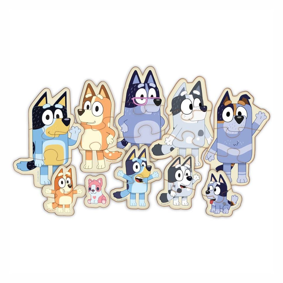 Bluey Wooden Family Puzzle