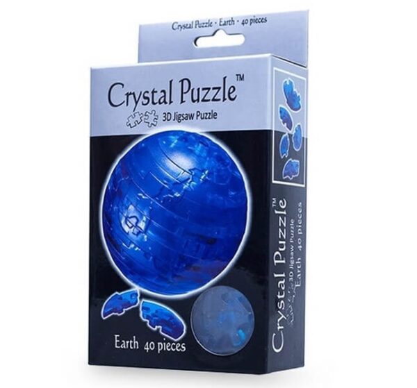 3D Crystal Blue Earth Puzzle