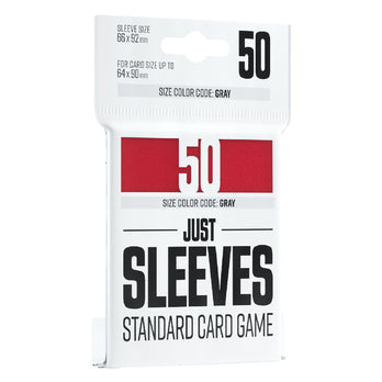 Gamegenic Just Sleeves Standard Card Game Red