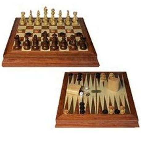 Dal Rossi Italy Chess Set 3 In 1 18 inch