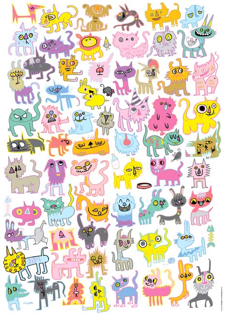 Heye - Doodlecats: 1000 Piece Jigsaw